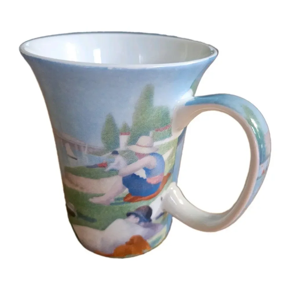 McIntosh Bone China Post Impressionist Georges Seurat Bathers At Asnieres Mug